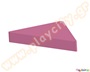 Μαλακός αφρώδες Τρίγωνο, σε διάφορα χρώματα, με επένδυση δερματίνης, 80x40x40x30 εκατοστά.