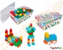 Παιδικά γιγάντια τουβλάκια 95 τεμαχίων σε πλαστικό κουτί σε διάφορα μεγέθη και χρώματα, για μεγάλες κατασκευές!