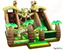 Φουσκωτό παιχνίδι με τσουλήθρα, Κρεμαστή Γέφυρα στο Δάσος, κατάλληλο για ξενοδοχεία και παιδότοπους.