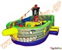 Φουσκωτό Παιχνίδι Πειρατικό καράβι, κατάλληλο για ξενοδοχεία και παιδότοπους.