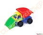 Παιδικό παιχνίδι, φορτηγό με κουβά και φαγάνα, φτιαγμένο από πλαστικό, ιδανικό για εξωτερικό χώρο με άμμο.