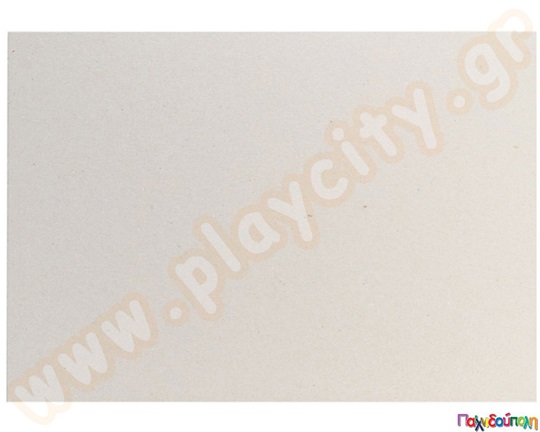 Χαρτόνι κανσόν λευκού χρώματος σε φύλλο βάρους 300 γραμμαρίων και διάσταση 70x100 εκατοστά.