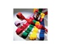 Κορδέλες γκοφρέ σε σετ 6 χρωματιστών ρολών 1000x5 εκατοστών, ιδανικές για διακόσμηση κατασκευών χειροτεχνίας.