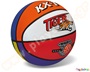 Πλαστική μπάλα μπάσκετ για καθημερινό παιχνίδι με διάμετρο 25 εκατοστά.