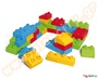 Παιδικά μαλακά τουβλάκια 32 τεμαχίων σε διάφορα μεγέθη και χρώματα, ιδανικά για νηπιαγωγείο και παιδικό σταθμό.