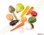 Παιδικό παιχνίδι, σετ ποικιλία 12 πλαστικών λαχανικών σε φυσικό μέγεθος.