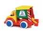 Παιδικό πλαστικό παιχνίδι, φορτηγό ανακύκλωσης 35 εκατοστών, με 2 φιγούρες της Viking Toys.