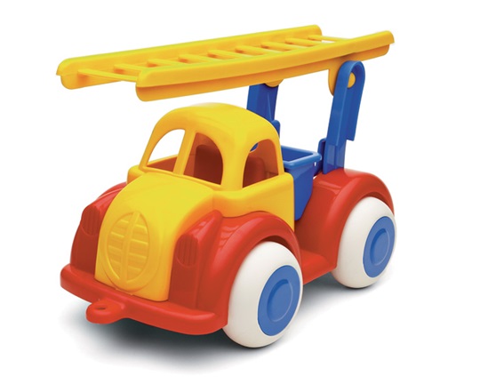 Παιδικό παιχνίδι πυροσβεστικό όχημα, με μήκος 25 εκατοστά. Ιδανικά για μικρά χεράκια, με μαλακή υφή.