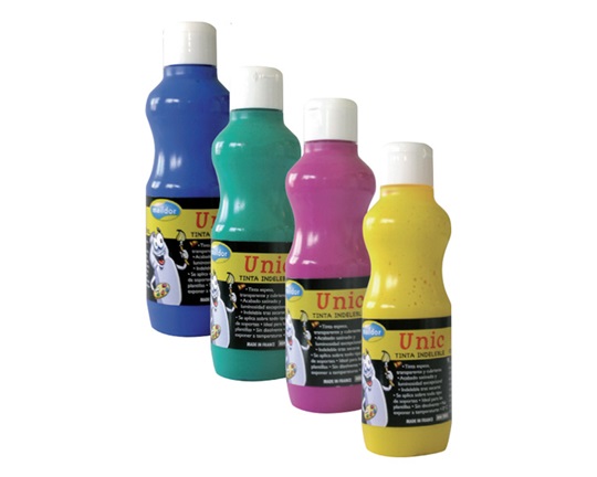 Τέμπερα σε μπουκάλι 250 ml, κορυφαίας ποιότητας, διαθέσιμη σε 9 διαφορετικά χρώματα.