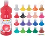 Τέμπερα PRIMO  σε 20 διαφορετικά χρώματα, σε πλαστικό μπουκάλι PET ενός λίτρου.