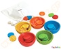 Παιχνίδι ταξινόμησης με 5 πολύχρωμες κούπες και πούλιες για να τις τοποθετήσουν στο αντίστοιχο χρώμα τους.