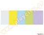 Χαρτί διαφανές παλ πουά σε φύλλα 50x60 εκατοστά, διαθέσιμο σε: λευκό, κίτρινο, μπλε, πράσινο, λιλά