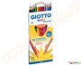 Ξυλομπογιές λεπτές Giotto ELios, σετ 12 τεμαχίων, ιδανικές για ζωγραφική σε νηπιαγωγεία και παιδικούς σταθμούς.