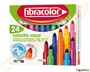 Μαρκαδόροι Fibracolor Colorito Maxi, σε συσκευασία 24 τεμαχίων σε χάρτινο κουτί, ιδανικοί για νηπιαγωγεία.