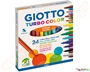 Μαρκαδόροι λεπτής γραφής Giotto Turbo Color σε συσκευασία 24 τεμαχίων, κατάλληλοι για καλλιτεχνίες.
