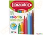 Μαρκαδόροι ζωγραφικής, λεπτοί Super Washable που αφαιρούνται εύκολα από τα ρούχα, σετ 12 χρωμάτων της fibracolor.