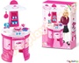 Παιδική κουζίνα, σε ροζ χρώμα, ιδανική για κορίτσια. Διαθέτει φούρνο, νιπτήρα, χώρο αποθήκευσης και κουζινικά σκεύη.