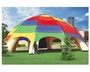 Φουσκωτή τέντα,  με χρώματα του ουράνιου τόξου, με διάμετρο 4 μέτρα, κατάλληλο για ξενοδοχεία και παιδότοπους.
