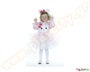 Αποκριάτικη παιδική στολή για κορίτσια, η Ροζ γατούλα, διαθέσιμη σε διάφορα μεγέθη.