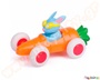 Παιδικό παιχνίδι, χαριτωμένο αγωνιστικό οχηματάκι καρότο, με οδηγό έναν λαγό από την Viking.