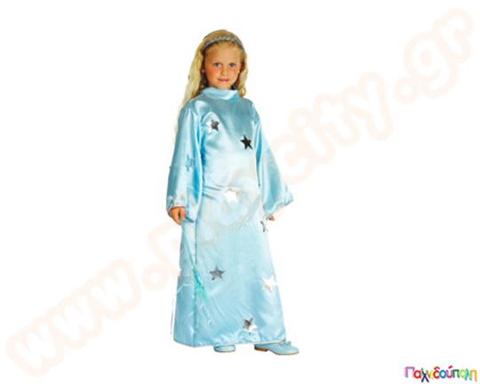 Παιδική εορταστική στολή για κορίτσια, το γαλάζιο αστεράκι, σε διάφορα νούμερα, κατάλληλη για όλα τα παιδιά.
