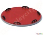 Κυκλικός μύλος παιδικής χαράς σε κόκκινο χρώμα με διάμετρο 170 εκατοστά, πιστοποιημένη και ανθεκτική κατασκευή.