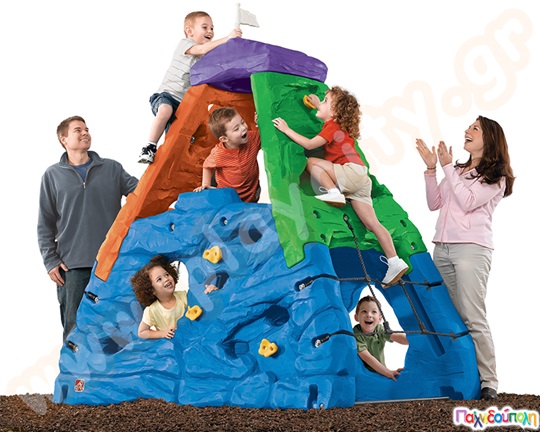 Βράχος Αναρρίχησης, Πολύχρωμος της εταιρίας Step2, ένα παιχνίδι εξωτερικού χώρου, κατάλληλο για παιδική χαρά.