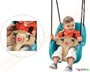 Παιδική Κούνια Ασφαλείας τιρκουάζ της εταιρείας Step2. Διαθέτει άνετο κάθισμα, ιμάντες και ταιριάζει στις περισσότερες βάσεις.
