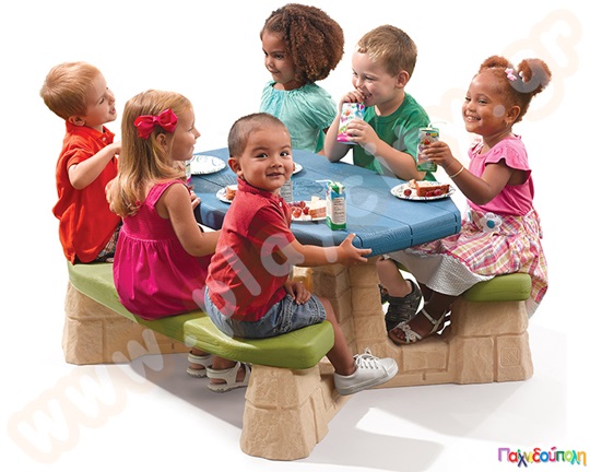 Τραπέζι Εξοχής για 6 παιδιά με Ομπρέλα Sit n Play Step2