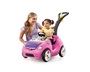 Όχημα Βόλτας Buggy ροζ  της Step2, ιδανικό για κορίτσια. Βρεφικό αμαξάκι με κόρνα και χερούλι για τους ενήλικες.