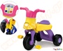 Τρίκυκλο παιδικό ποδήλατο με πεντάλ, με χρώματα μωβ, κίτρινο και ροζ, ιδανικό για κορίτσια, της Grow n Up.
