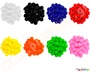 Pom-poms για χειροτεχνίες, περιέχει 50 τεμάχια με διάμετρο 25 χιλιοστά, σε 8 διαθέσιμες επιλογές χρώματος.