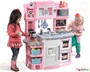 Πριγκιπική κουζίνα ροζ με γκρι της Step2, ιδανική για κορίτσια, με ηλεκτρικές συσκευές και πολλά αξεσουάρ!