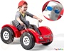 Super παιδικό αυτοκίνητο της Step2, σε κόκκινο χρώμα, με πεντάλ και τιμόνι σαν ποδήλατο ίσιο.