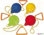 Σφύρα εκπαιδευτική για παιδιά, για σφυροβολία, από μαλακό πλαστικό σε κίτρινο, κόκκινο, πράσινο και μπλε.