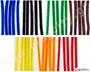 Μονόχρωμα σύρματα πίπας μήκους 30 εκατοστών, διαθέτουν 50 τεμάχια η κάθε μία, σε 8 διαφορετικά χρώματα.