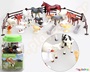 Παιδικό παιχνίδι, σετ 29 τεμαχίων, πλαστικά ζώα φάρμας με ρεαλιστικές λεπτομέρειες, σε πλαστικό βάζο.