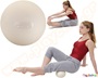 Μπάλα με διάμετρο 15 εκατοστά σε χρώμα περλέ για ασκήσεις ρεφλεξολογίας και χαλάρωσης.