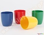 Πλαστικά παιδικά Ποτήρι 7,5 εκατοστών, νηπιαγωγείου και παιδικού σταθμού, υψηλής αντοχής σε κλασικά χρώματα.