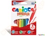 Μαρκαδόροι παιδικοί λεπτοί Doodles CARIOCA σετ 12 χρωμάτων σε χάρτινο κουτί.