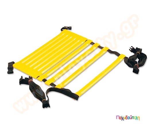 Σκάλα κλιμάκωσης ρυθμού - βηματισμού με μήκος 4 μέτρα, σε κίτρινο χρώμα.