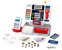 Παιδικό παιχνίδι ρεαλιστική ταμειακή μηχανή-tablet με μηχάνημα ανέπαφης συναλλαγής POS, scanner, πιστωτική κάρτα και ευρώ.
