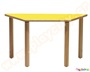 Τραπέζι τραπέζιο ανοιχτό κίτρινο χρώμα