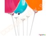 Πλαστικά καλαμάκια μπαλονιών, σε σετ 100 τεμαχίων, ύψους 40 εκατοστών, με ειδική βάση για να δένονται τα μπαλόνια πάνω τους.