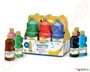 Τέμπερα σε μπουκάλι που διατίθεται σε 12 λαμπερά χρώματα σε μπουκάλια των 500 ml.