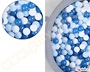 Σετ πλαστικά μπαλάκια με λευκό, γαλάζιο και μπλε χρώμα για πισινόμπαλες, ιδανικά για βουτιές. Διάμετρος (6,5) εκ. σε συσκευασία 500 τεμαχίων.