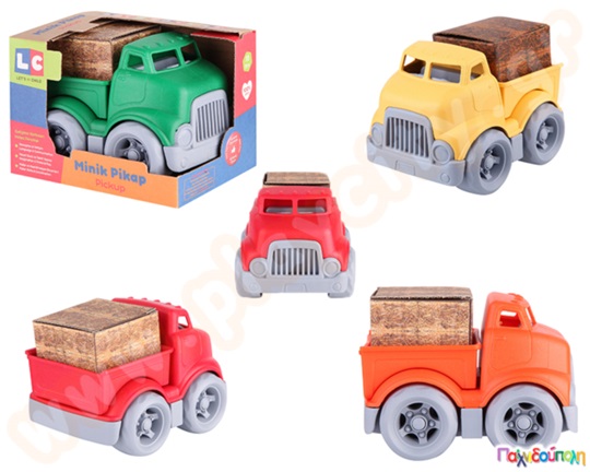 Παιδικό παιχνίδι, φορτηγό με μήκος 14 εκατοστά, φτιαγμένο από πλαστικό, ιδανικό για παιχνίδι σε εσωτερικό ή εξωτερικό χώρο.