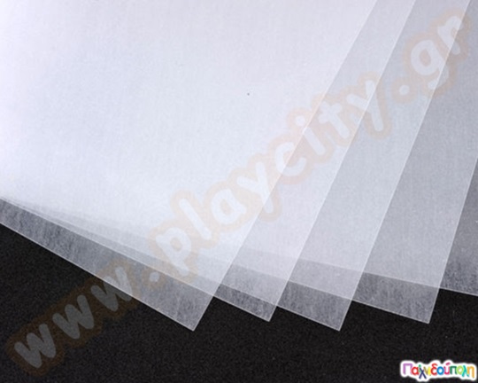 Σετ 5 διαφανές θερμοσυρικνόμενα χαρτιά - shrink paper, 20x30 εκατοστών.