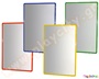 Καθρέφτης με πλαίσιο αλουμινίου 100x65 εκ. σε διάφορα χρωματιστά πλαίσια.