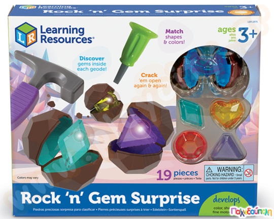 Εκπαιδευτικό παιχνίδι STEM Εξόρυξη διαμαντιών και βράχων Rockin Gem Surprise